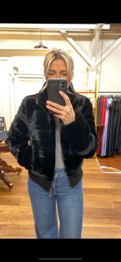 Belle Fare faux fur jacket