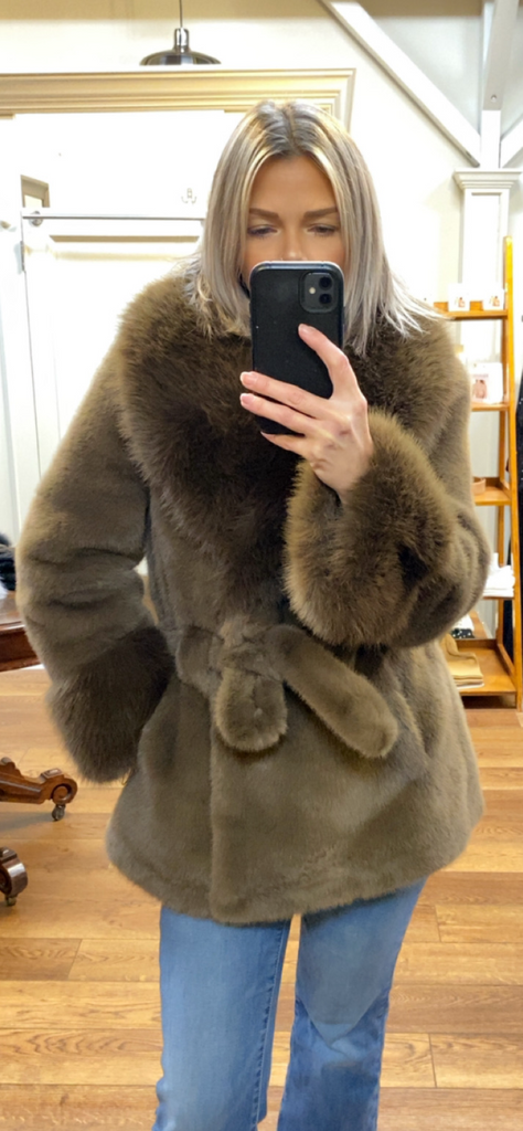 Faux Fur Coat