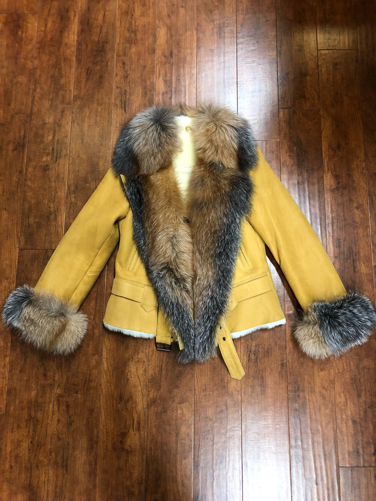 Fur Cropped Jacket