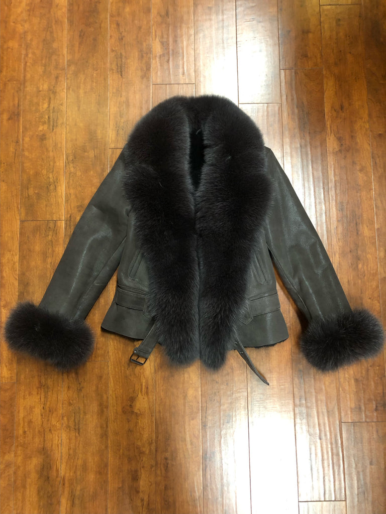 Fur Cropped Jacket